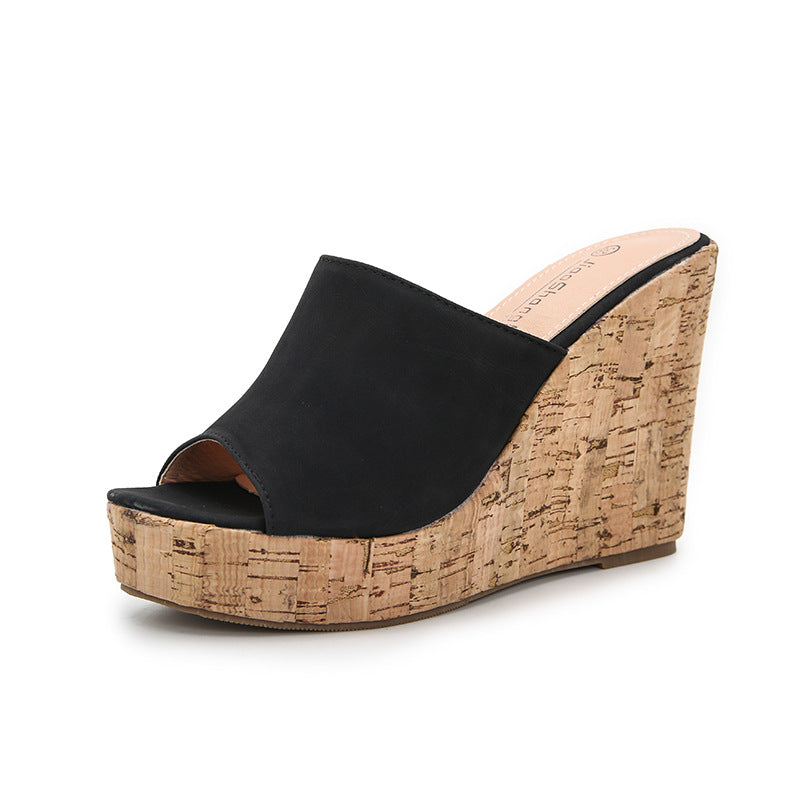 Women's Wedge High Heel. A little classy and comfy at the same time . You can easily wear these all day long .