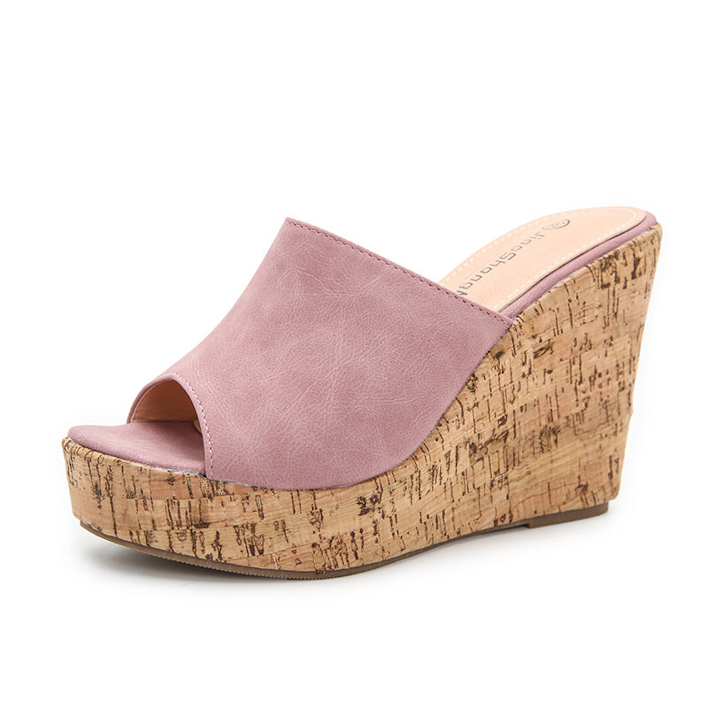 Women's Wedge High Heel. A little classy and comfy at the same time . You can easily wear these all day long .