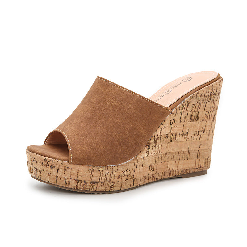 Women's Wedge High Heel. A little classy and comfy at the same time . You can easily wear these all day long .